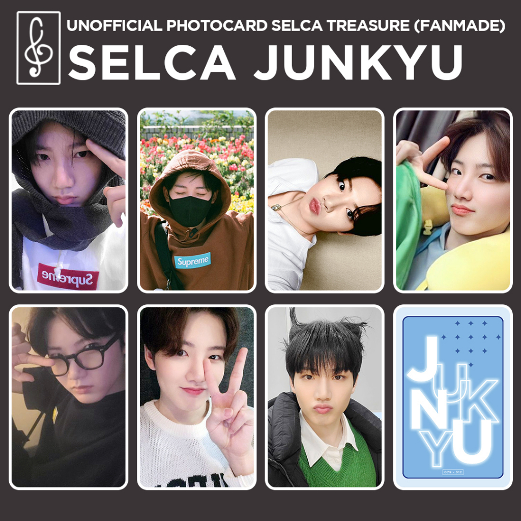 [SELCA TREASURE] JUNKYU BOYFRIEND MATERIAL PHOTOCARD  UNOFFICIAL