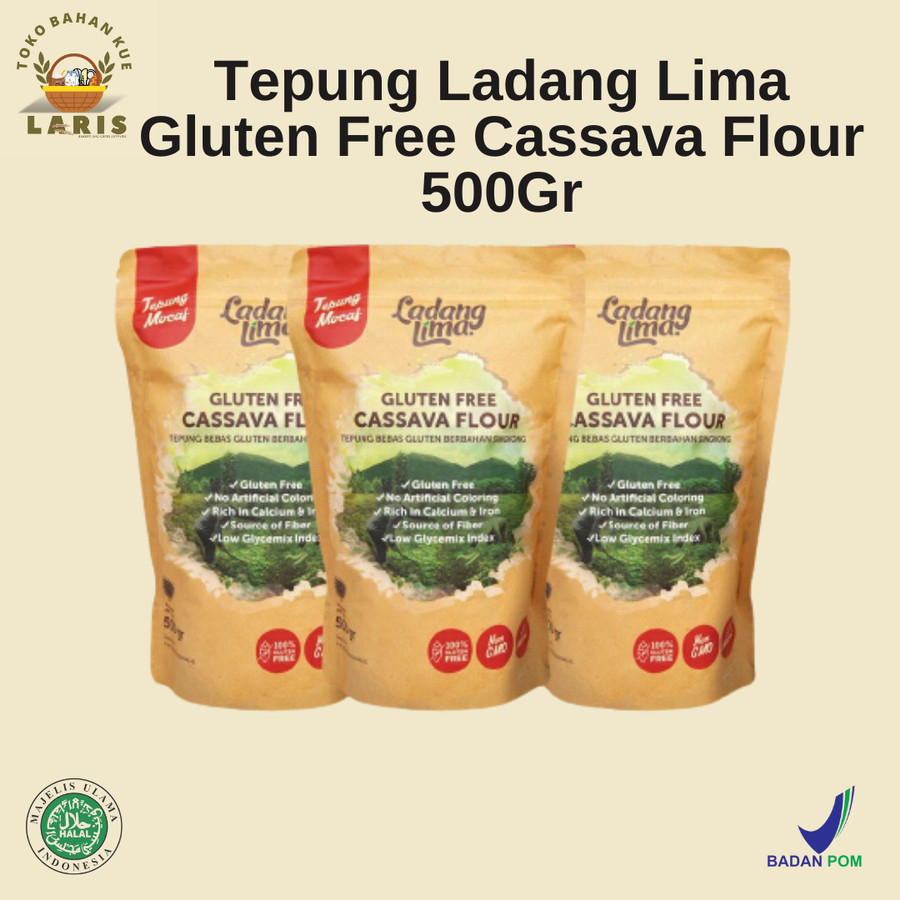 

Tepung Mocaf Ladang Lima 500Gr