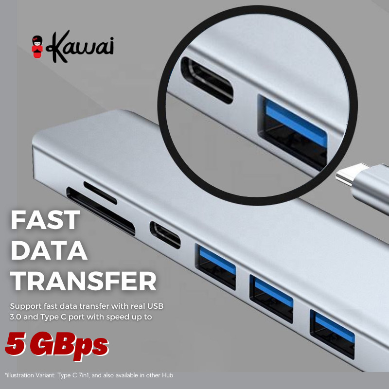 iKawai USB Hub Type C Hub 9 in 1 / 5 in 1 Splitter Extension USB 3.0 Type-C Hubs Micro USB SD Card HDMI USB Hub Converter USB Mac Vention Orico ROBOT