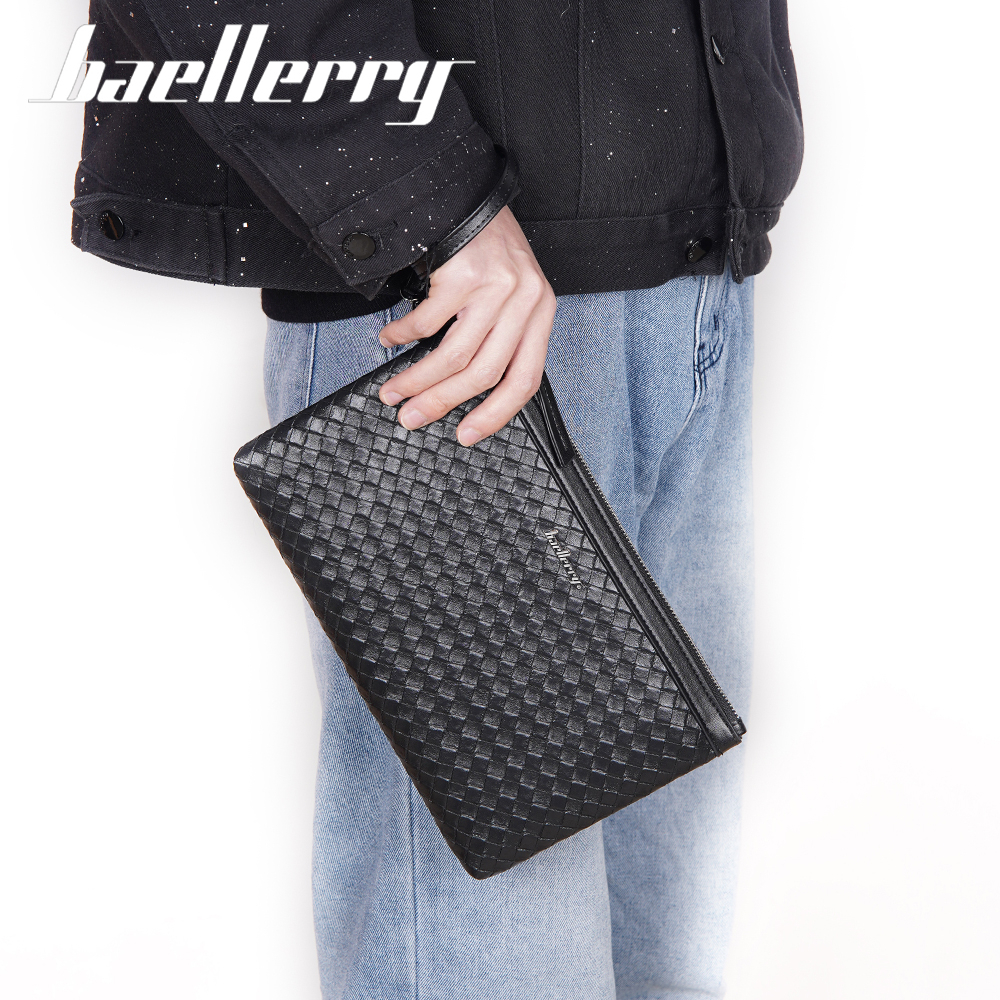 BAELLERRY S1131 Clutch Pria Wanita Bahan Kulit PU Leather Premium WATCHKITE WKOS