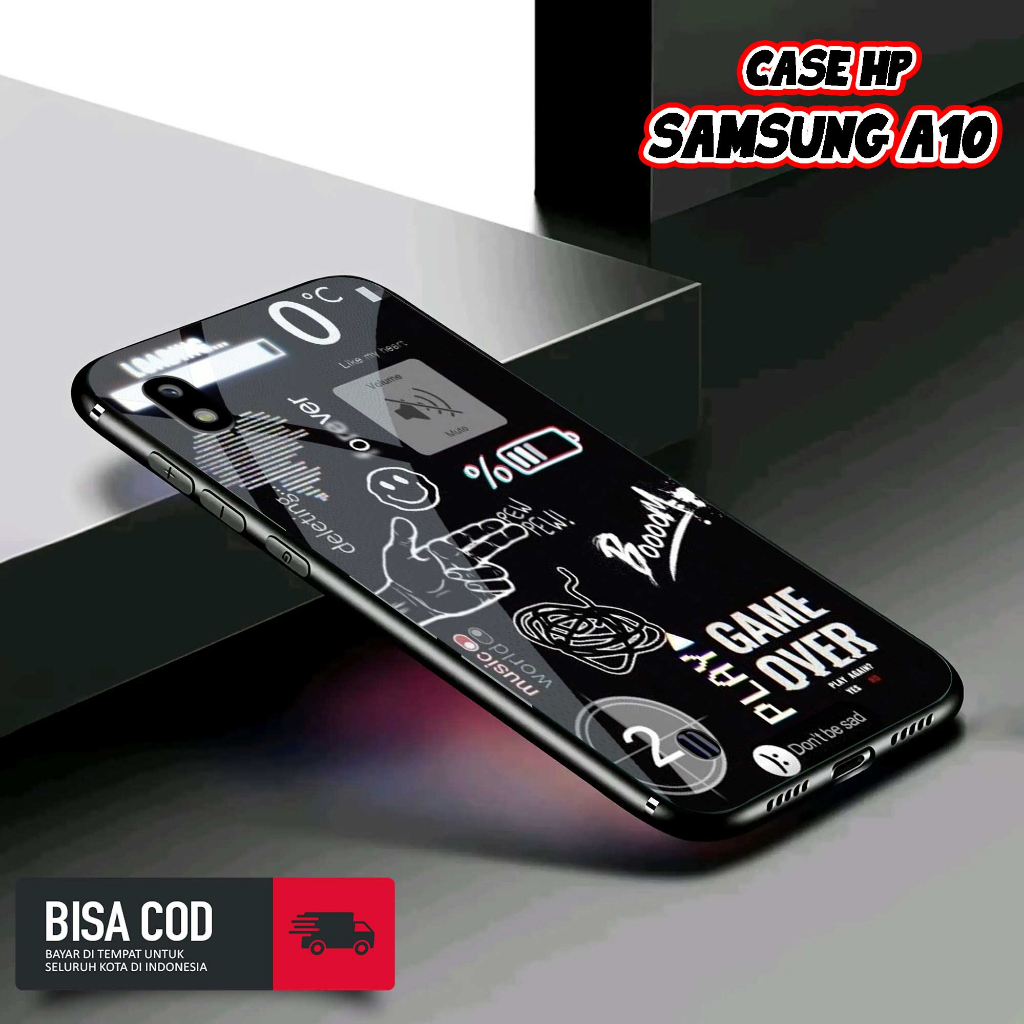 Case Samsung A10 Motif [NASA TICKET] Casing Samsung A10 TERBARU Hardcase Glossy Kilau 2D Case Hp Sam