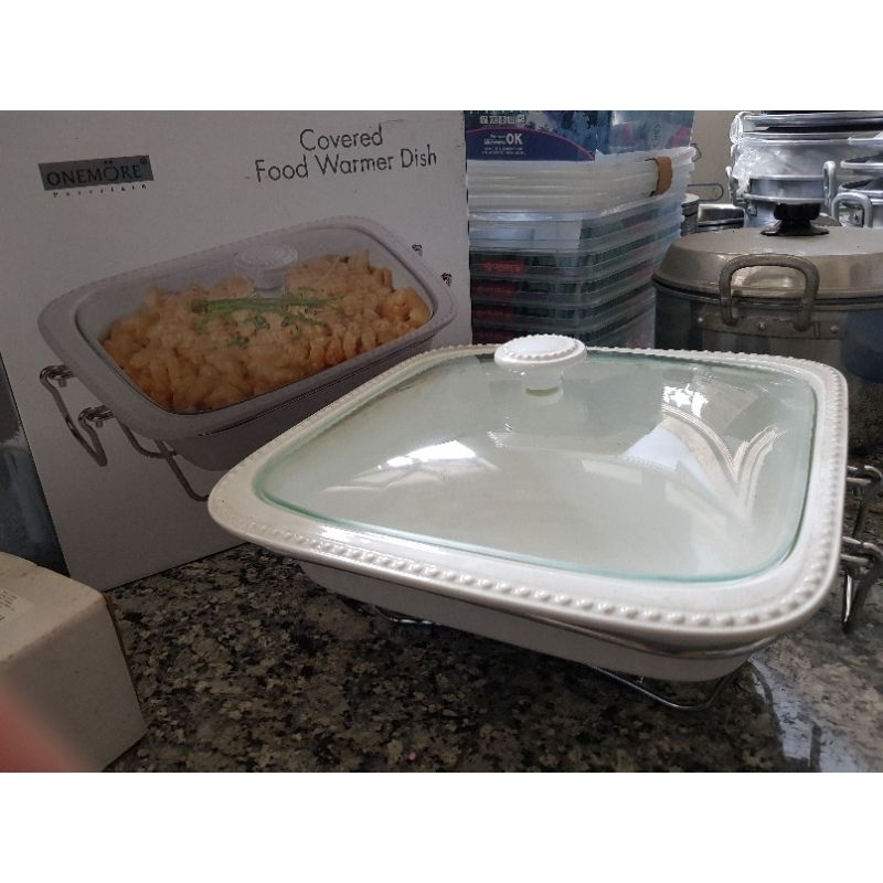 Food Warmer penghangat makanan Tupperware set Pizza plate