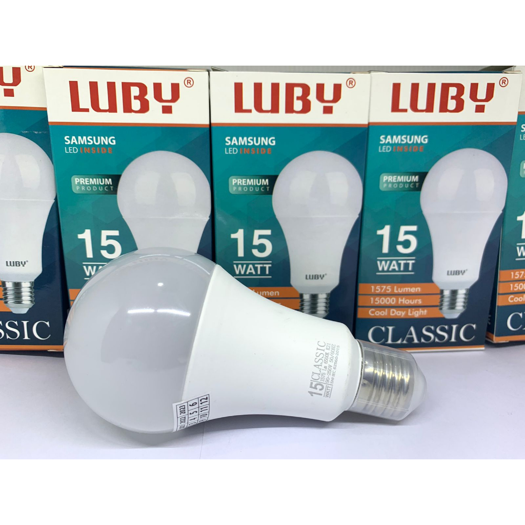 Lampu Bohlam Luby Classic LED 15 Watt ( 1 KARTON ISI 100 PCS) LED Bulb