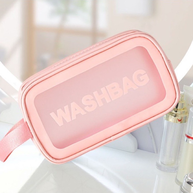 𝘈𝘉𝘎✰ Tas Make Up / Washbag Make Up / Wash Bag / Tas Bekal / Tas Rantang / Tas Kosmetik / Tas Mini / Tas Kecil / Tas Travel / Pouch Kecil Anti Air / Dompet Koin Bulu BTS / Tas Traveling Make Up Washbag 1226