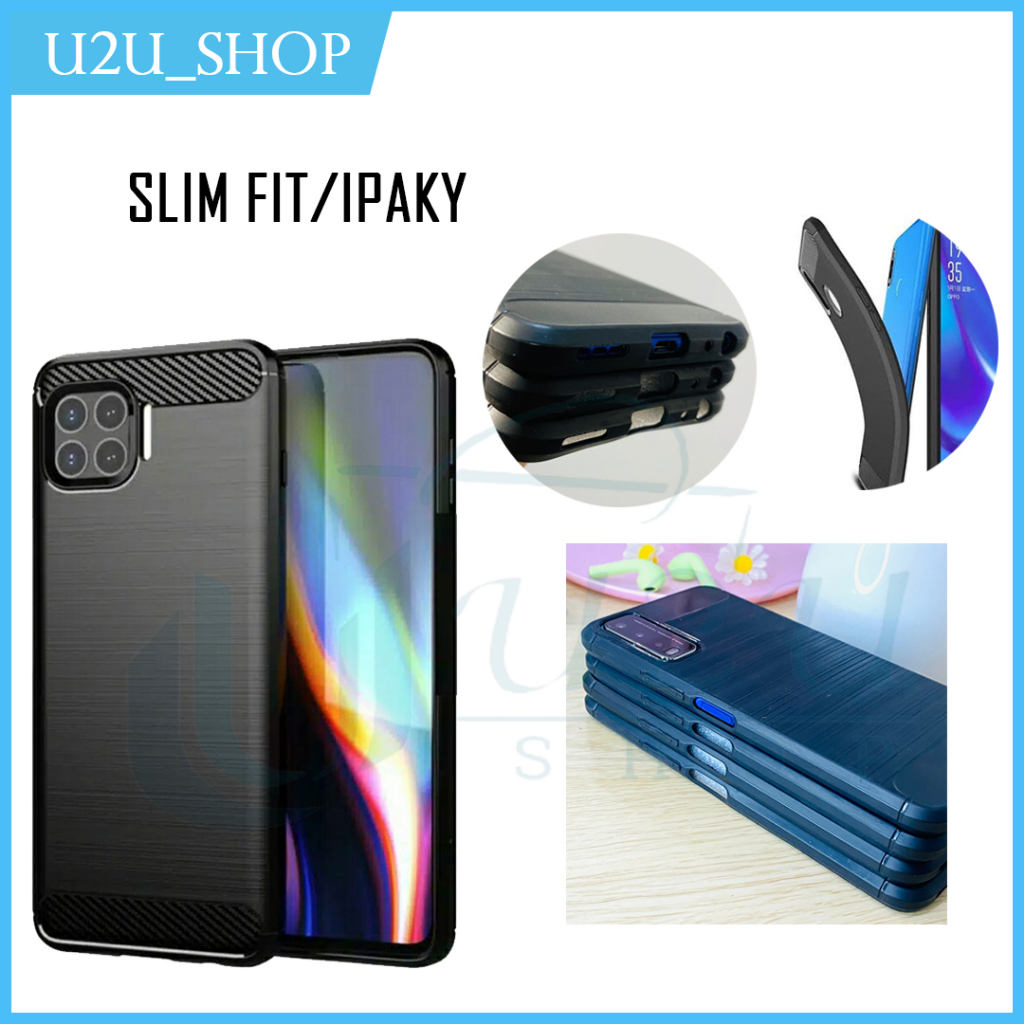 Case Ipaky Slim Fit Carbon Xiaomi Redmi Note 12 Pro 5G Note 12 4G MI 10 MI 11 MI 11T Pro MI9 MI Max 