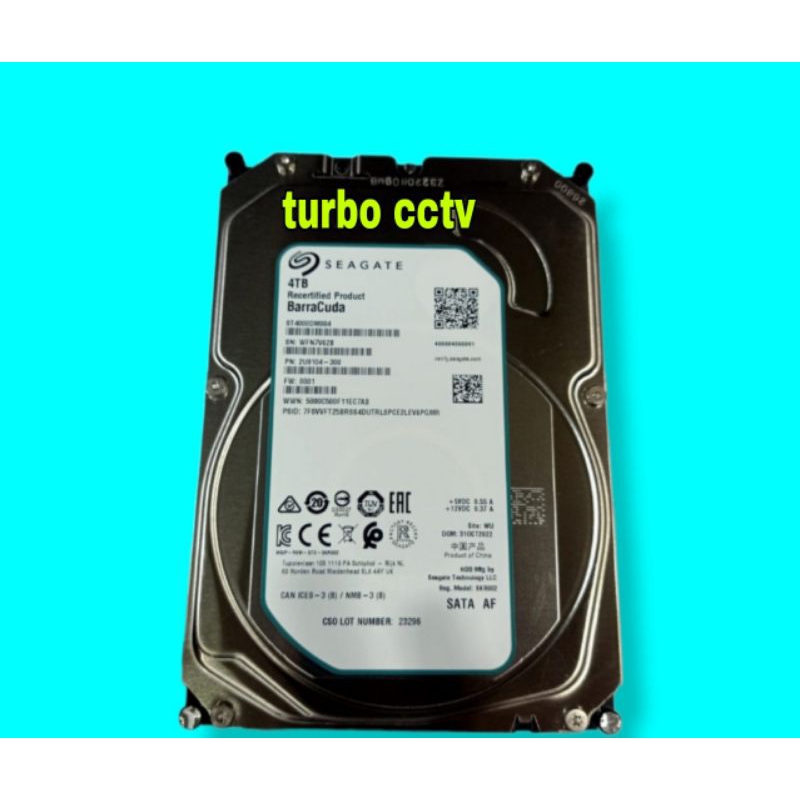 HDD 4TB Hardisk 4TB Harddisk 4TB Cctv Internal Pc 3.5&quot; Sata