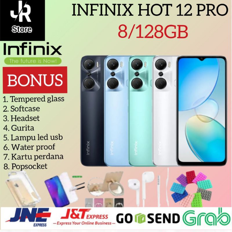 INFINIX HOT 12 PRO NFC RAM 8GB 128GB GARANSI RESMI INFINIX INDONESIA