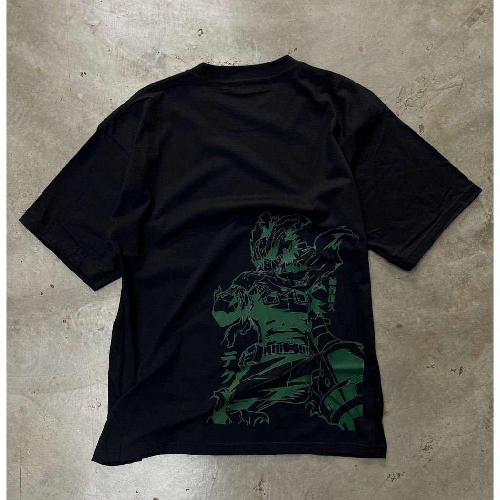 TORIZU Tshirt Epsilon Deku Black Anime Manga Boku No Hero Izuku Midoriya BNHA My Hero Academia Premium Unisex