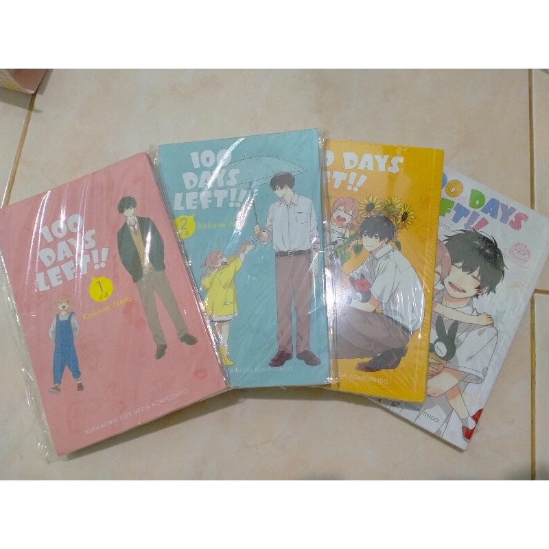 ( BOOKED) komik 100 days left set 1-4