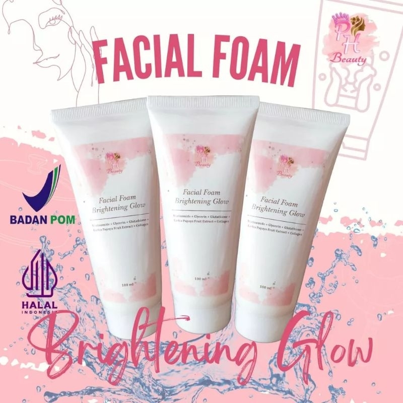 Facial Foam PH Beauty Skincare Brightening Glow