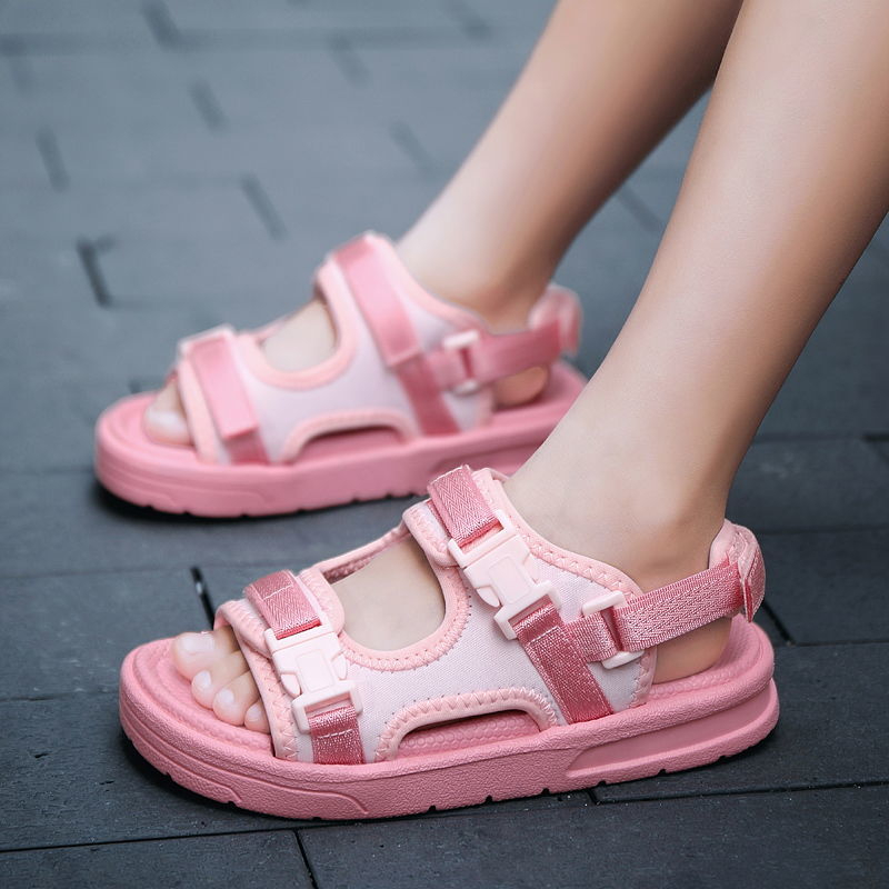 Fashion Trendy Double Velcro Sandal Anak Perempuan 5361 (27-35)