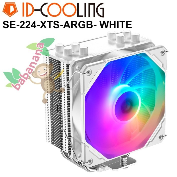 IDCOOLING SE 224 XTS ARGB WHITE AMD INTEL HEATSINK FAN HSF COOLER CPU