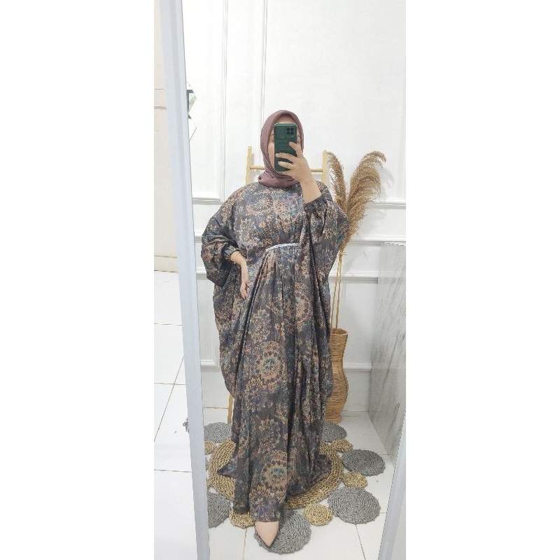 Kaftan Silk Motif/kaftan maxmara silk murah