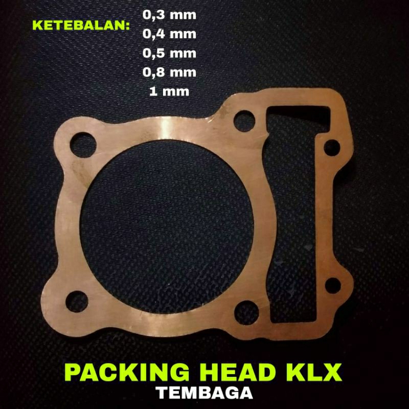 Paking Head KLX Tembaga / Perpak Packing Gasket CYLINDER HEAD Kawasaki Klx Tembaga