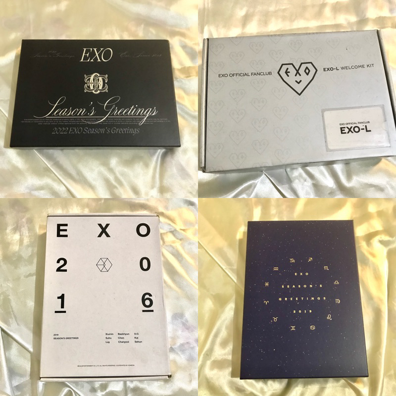 [COD] BOX MERCHANDISE EXO SEASON GREETINGS 2016 2022 2023 2024