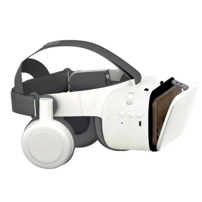 BOBOVR Virtual Reality Glasses VR Box 3D with Headphone - Z6 - White