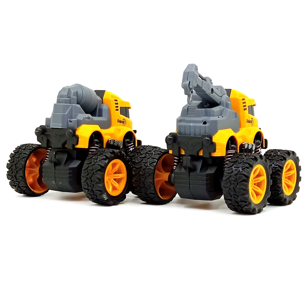 Toy Addict 2-in-1 Inertia Discovery Car Mainan Anak Mobil Konstruksi