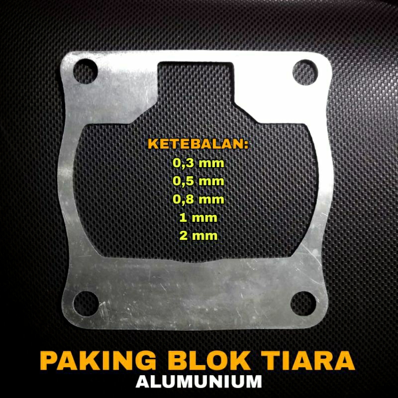 Paking Blok Almunium Tiara / 125z Perpak Packing Gasket Block Yamaha Tiara ,125z