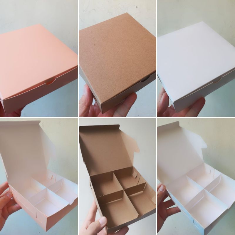 

Dus eggtart sekat 4 uk. 15x15x4.5 cm ( 1 pack isi 10 pcs dus )