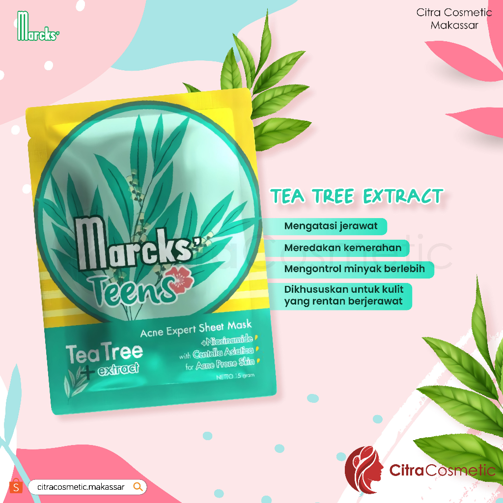 Marcks Teens Sheet Mask Series | Acne | Brightening | Hydrating