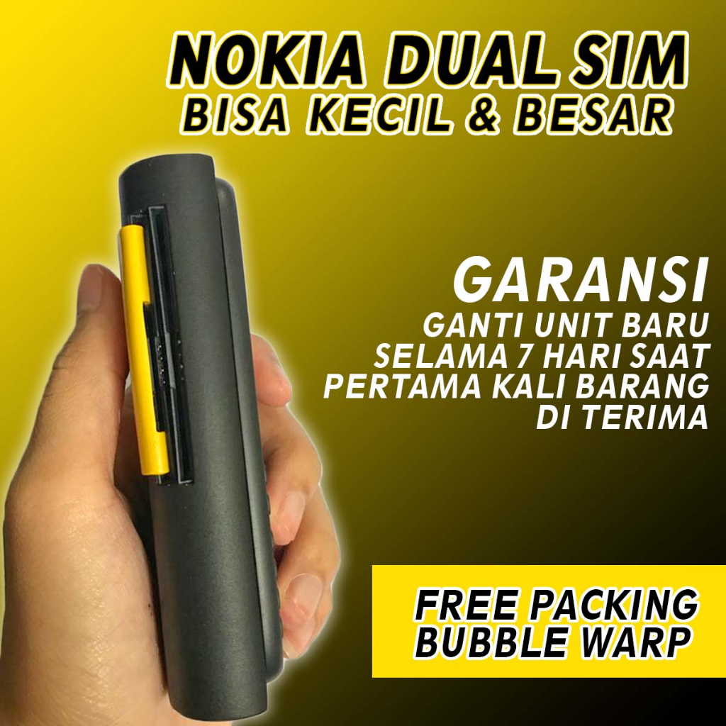HP AKTIVATOR DUAL SIM BISA KECIL DAN BESAR NOKIA ORIGINAL TAM
