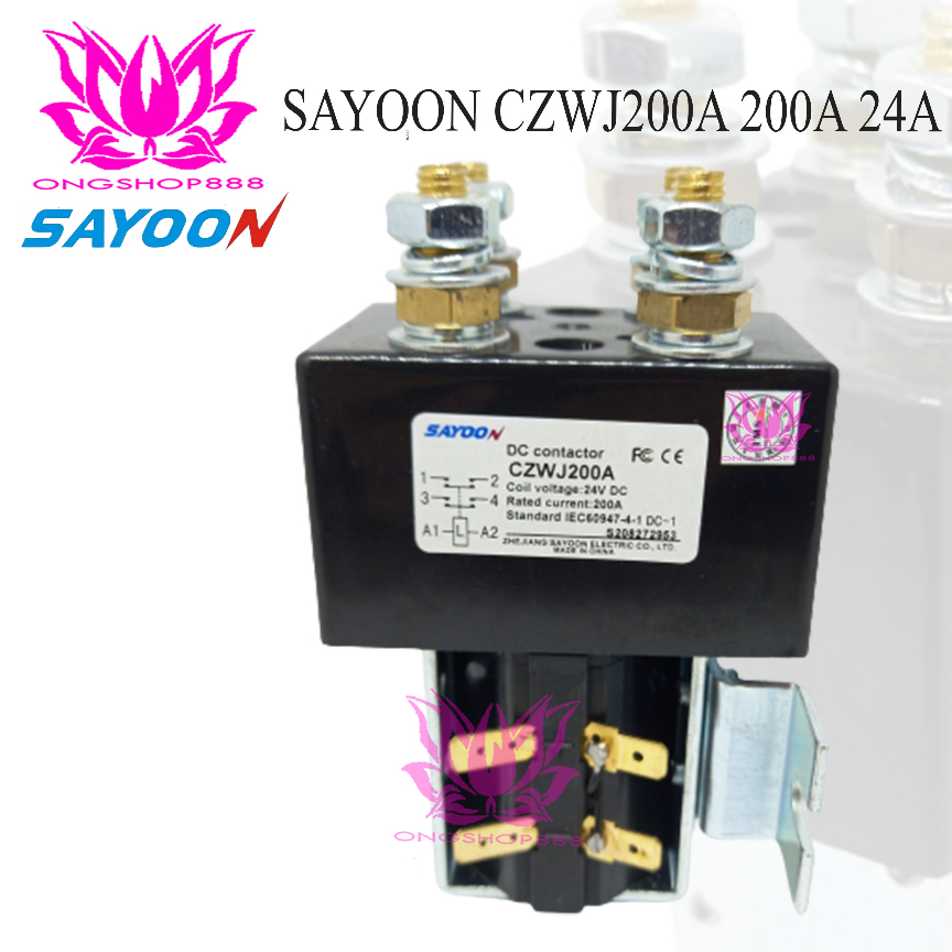 Sayoon Contactor SW180A CZWJ200A 200A 24V ZJW Kontaktor
