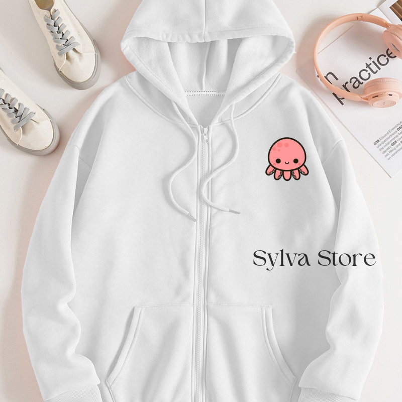 Hoodie Zipper jaket wanita motif Cure Puppy zipper wanita dan pria hoodie zipper terbaru 2023 hoodie