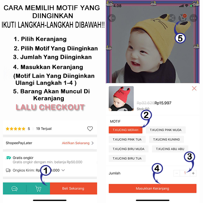 [1KG 4PCS] Babyland Kotak Makan Lunchbox Anti Tumpah 3 Sekat Anti tumpah Free Sendok Garpu