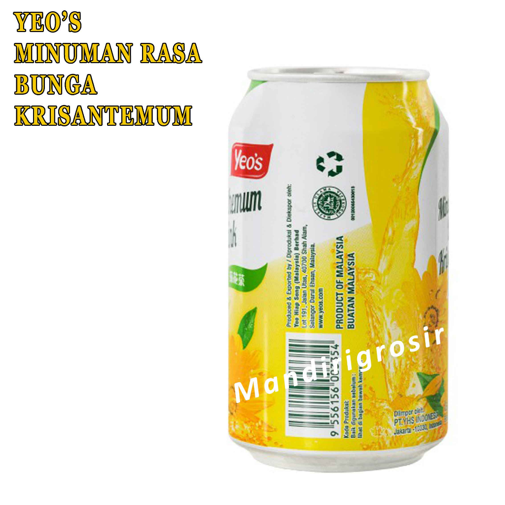 Bunga kristemum* Yeos* Minuman rasa bunga* 300ml