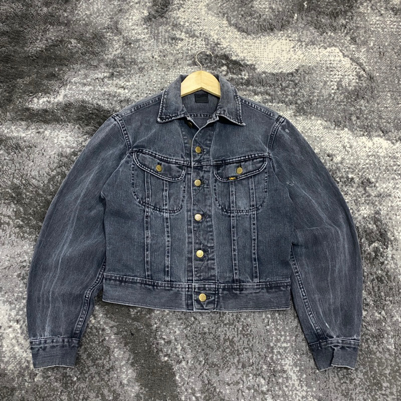 Lee Trucker Jacket Jeans Grey Washed