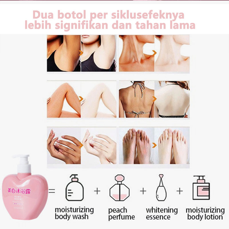 Sabun Pemutih Badan Body Wash Whitening  Sabun Mandi Whitening Wash Lotion Pemutih Badan Bpom Sabun Cair Pemutih Tubuh Pemutih Kulit Mengelupas Kulit