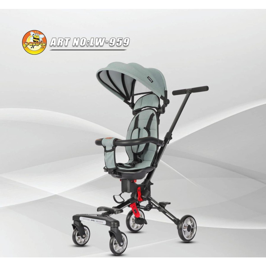 PACIFIC Magic Stroller LW 959 Kereta Dorong Bayi Hadap Depan Belakang