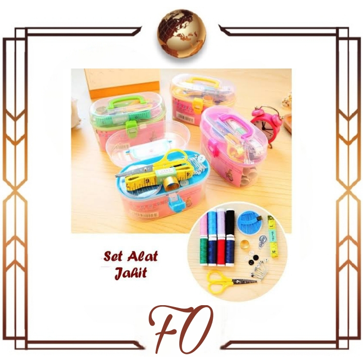 (FO) TERMURAH ! SET ALAT JAHIT MINI WARNA RANDOM