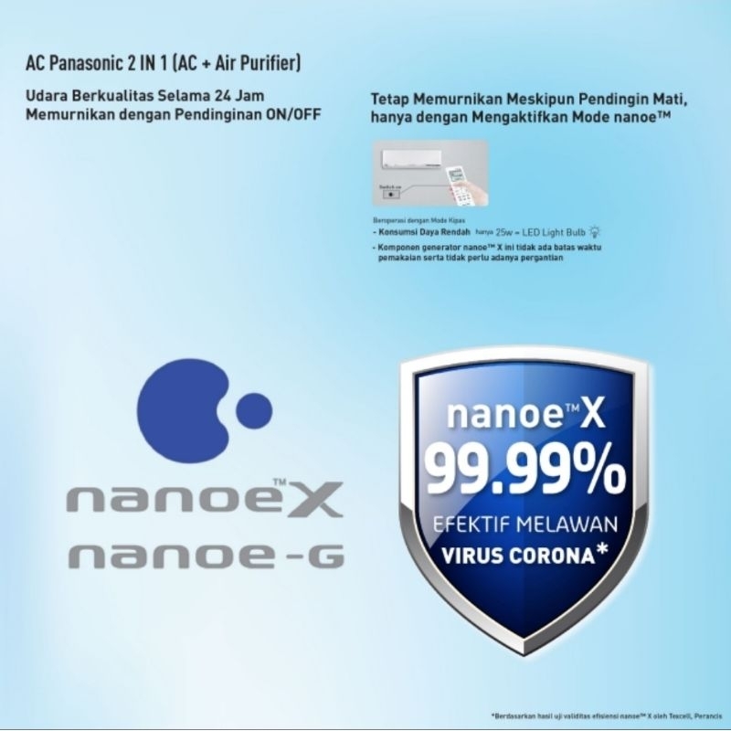 AC PANASONIC 1/2 PK CS/CU-XPU5XKJ DELUXE INVERTER+NANOE X