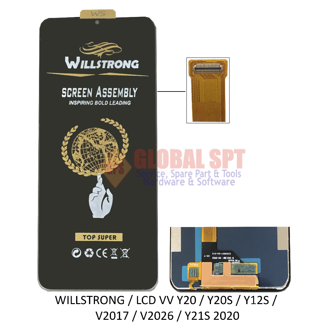 WILLSTRONG / LCD TOUCHSCREEN VIVO Y20 / Y20S / Y12S / V2017 / V2026 / Y21S 2020