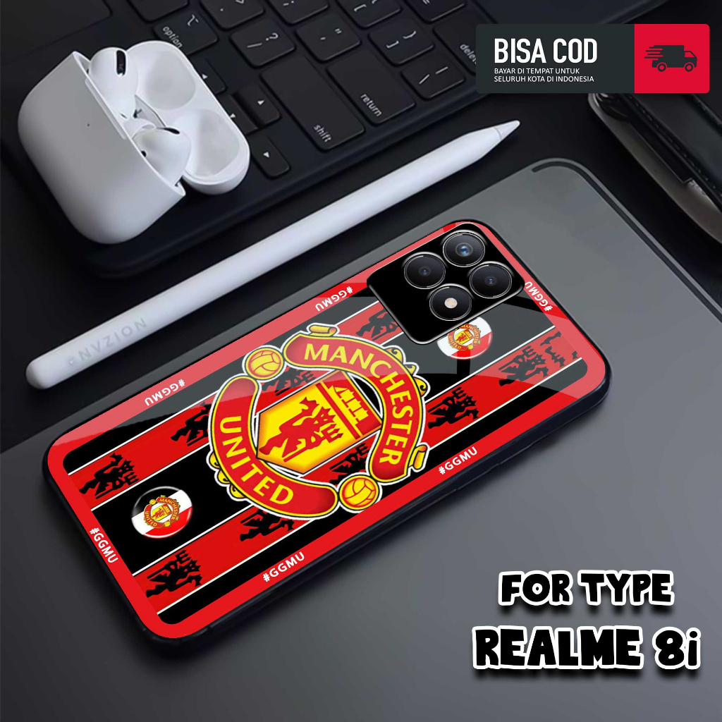 Case REALME 8i - MOTIF [PSTRBAND] - Casing REALME 8i - Hardcase Premium Glossy - Silikon - Softcase 