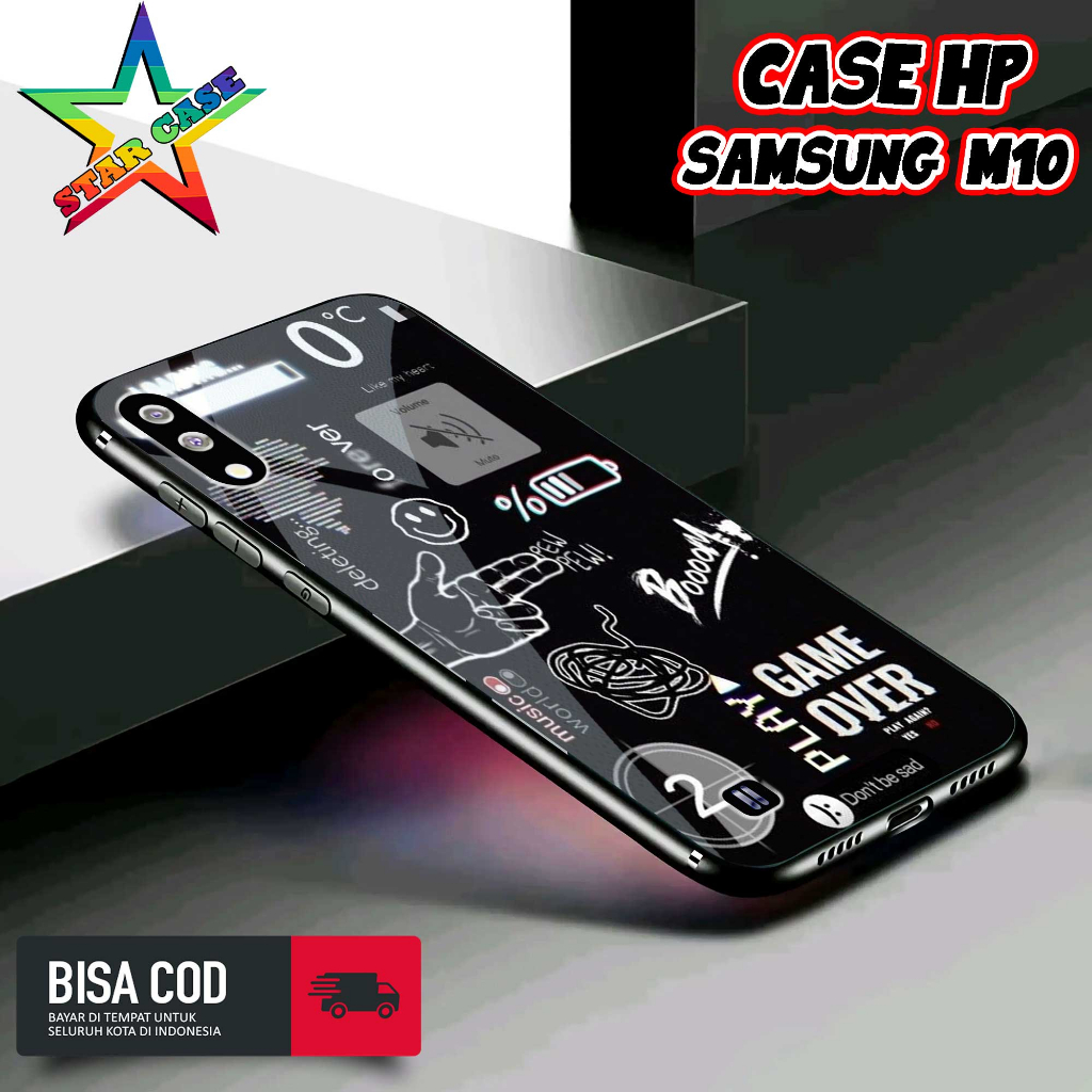 Case Samsung M10 Motif [NASA TICKET] Casing Samsung M10 TERBARU Hardcase Glossy Kilau 2D Case Hp Sam