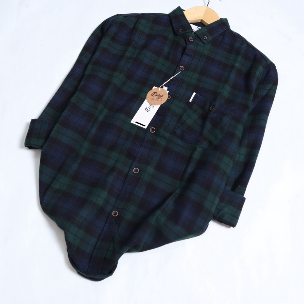 (KEMEJA BIGSIZE) FLANEL PRIA KEMEJA KOTAK KOTAK JUMBO CASUAL PREMIUM QUALITY