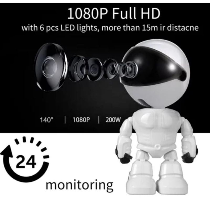 CCTV IP CAM INDOOR APLIKASI YOOSEE 8MP MEGA PIXEL KAMERA FULL HD NIGHT VISION CCTV WIFI