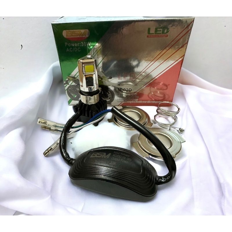 Lampu LED HID original BSM daya power 35wat cahaya PUTIH HID BSM 6sisi led dan 3 sisi led Kipas anti panas acdc murah berkualitas