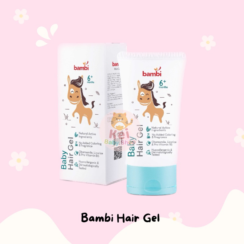 Bambi Baby Hair Gel / Gel Rambut Bayi Anak