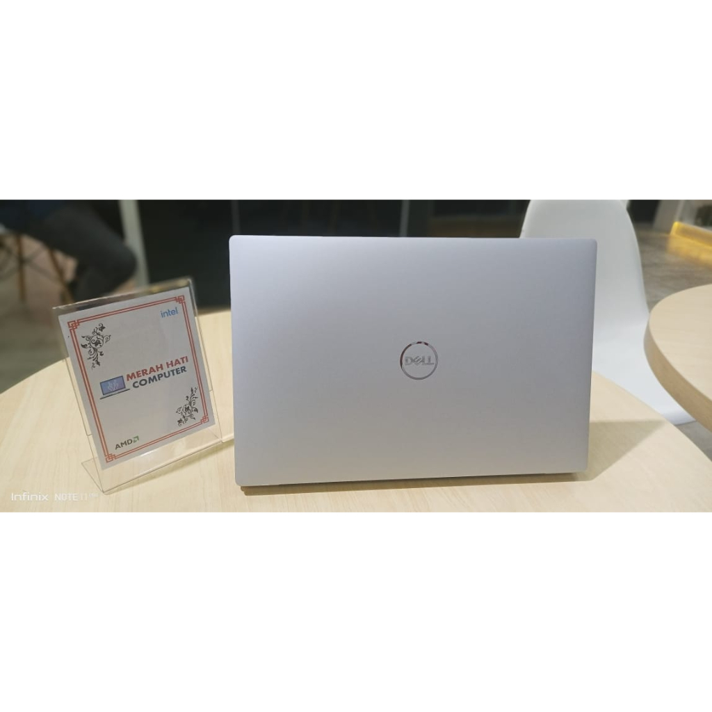 LAPTOP SLIM TIPIS DELL XPS 13 PLUS 9320 INTEL i7 1260P 16GB DDR5 512GB IRIS XE WUXGA TOUCHSCREEN BL FP WIN11HOME SILVER ORIGINAL