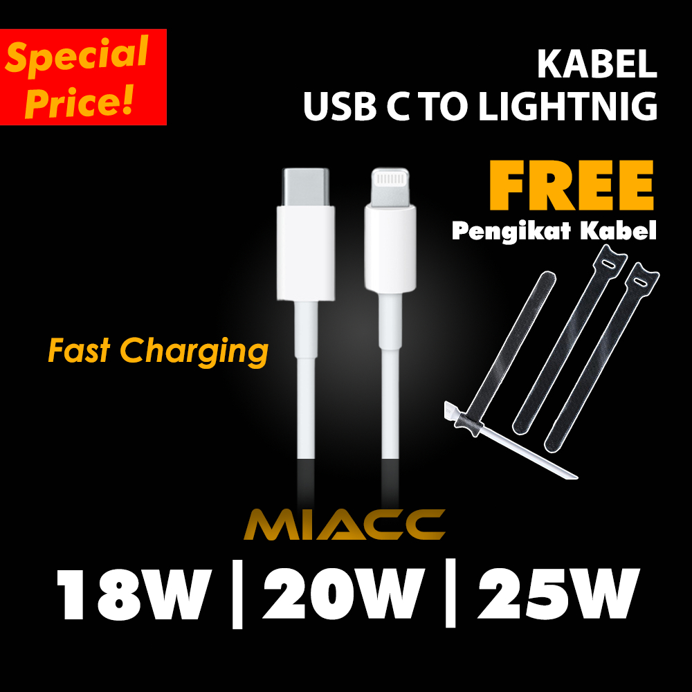 KABEL DATA TYPE C TO LIGHTNING