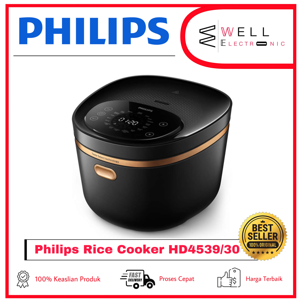 Philips HD4539/30 Digital Rice Cooker 5000 Series HD 4539 Induction Heating - Garansi Resmi 2Tahun