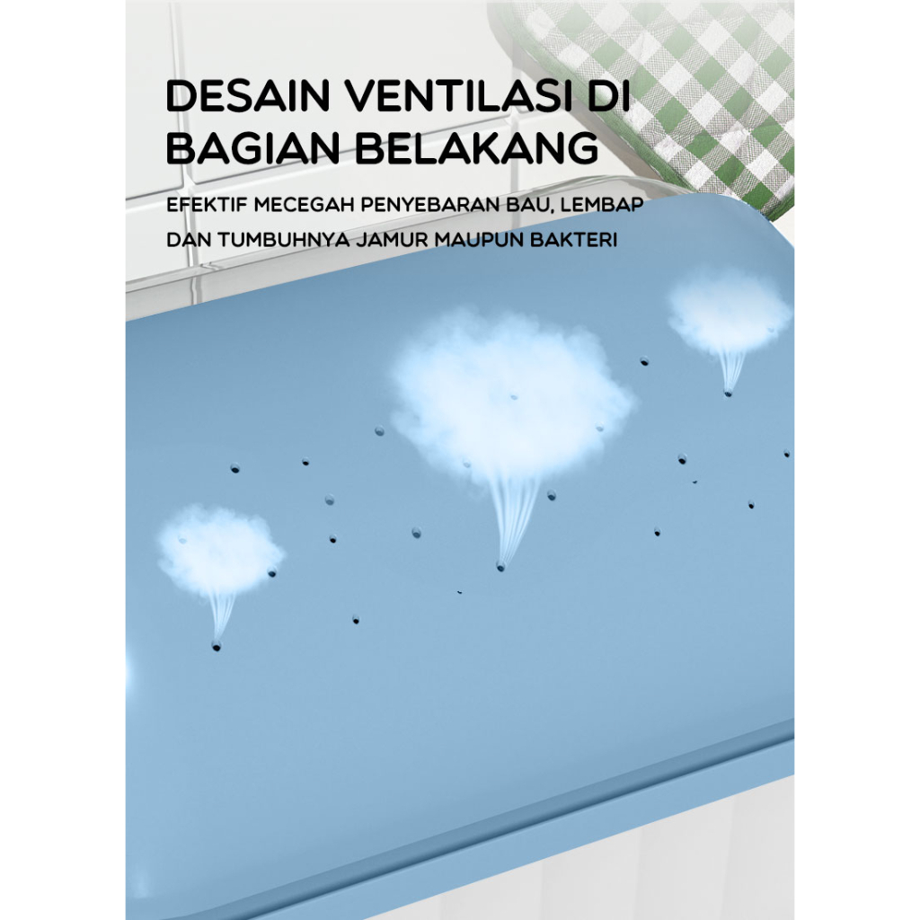 BONBOX BKE3205 Rak Pengering Piring Sendok Gelas Rak Dapur Rak Cuci Tempat Pengering Buah dan Sayur Multifungsi