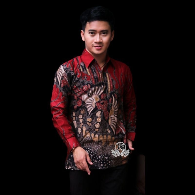 Kemeja batik pria lengan panjang reguler terlaris | Batik pria lengan panjang premium