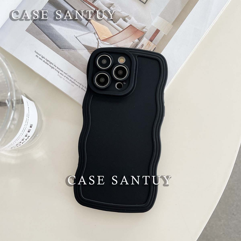 Soft Case POCO M3 X3 NFC PRO C40 M5 Case Casing Gelombang Warna Waxy Wave Edge