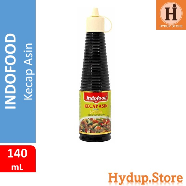 

Kecap Asin Indofood Kemasan Botol 140 mL