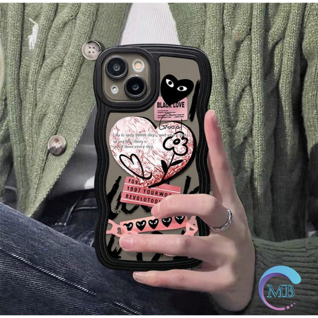 SS814 SOFTCASE TPU FASHION LOVE GRAFITI FOR IPHONE 6 7 8 6+ 7+ 8+ X XS XR XS MAX 11 12 13 14 PRO MAX MB4668