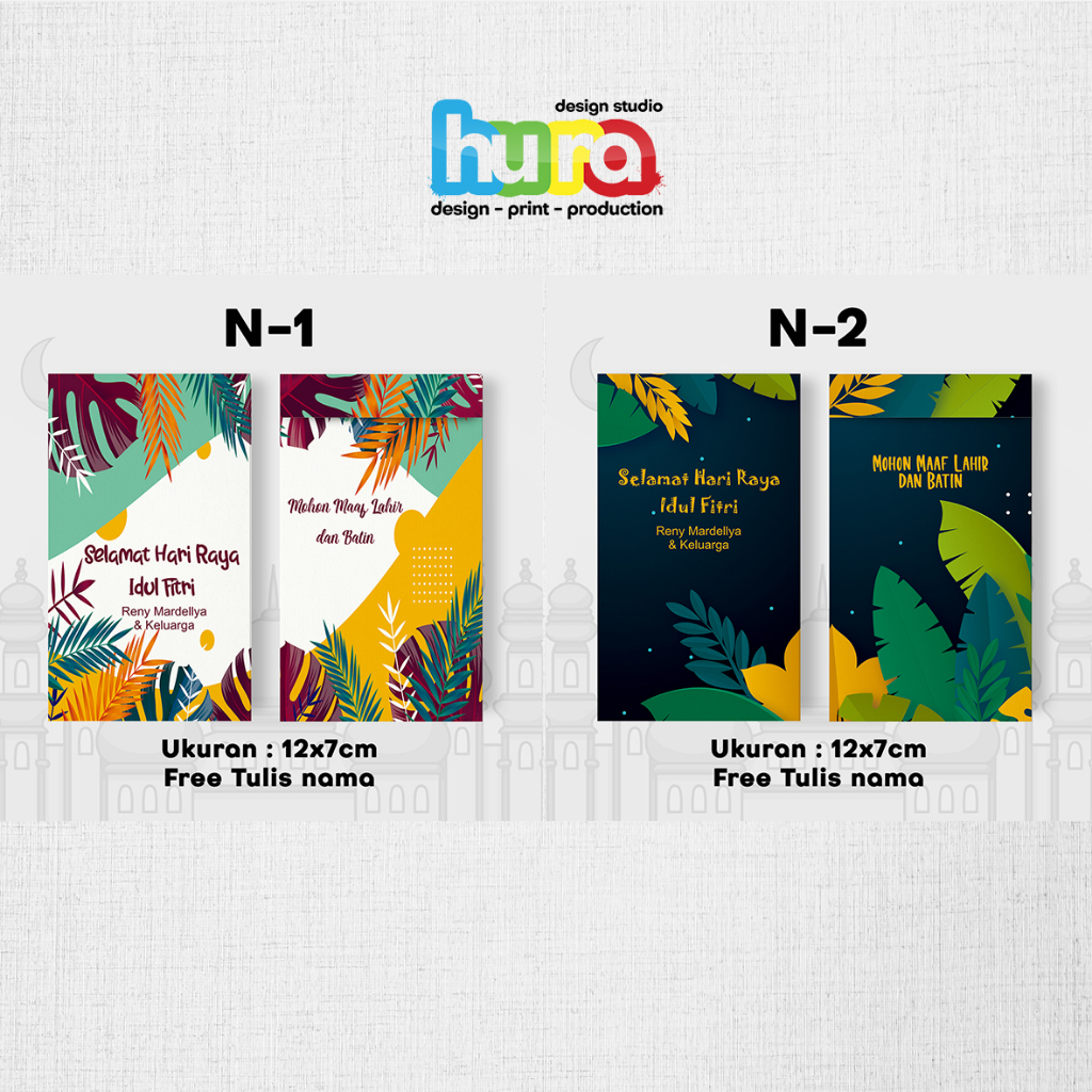 

Amplop Tema Nature & Watercolor [1 Pack = 6 Lembar]